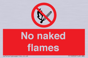 No naked flames